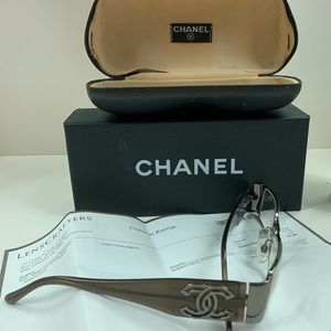 - SOLD - Authentic CHANEL 2119 Rx Eyeglasses Eye Wear Gunmetal Frames